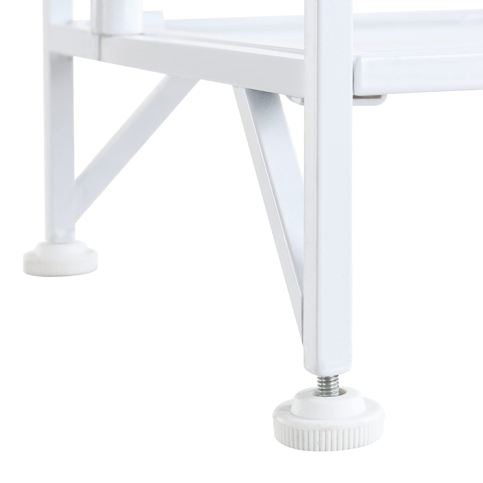 Convenience Concepts Xtra Storage Shelves - 5-Tier Corner Folding Metal Storage Shelves, Closet