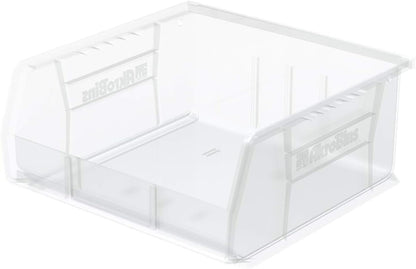 Akro-Mils 30235 AkroBins Plastic Storage Bins, 11"x11"x5", Clear, 6-Pack