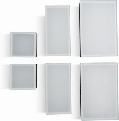 LUMENGY Paver Light 4×4 Inch (3.93 inch X 3.93 inch), Glare-Free 5000K Brick Lighting for Paver Driveways, Pathways, Patios & Garden, 12V Waterproof & Drive-Over Rated