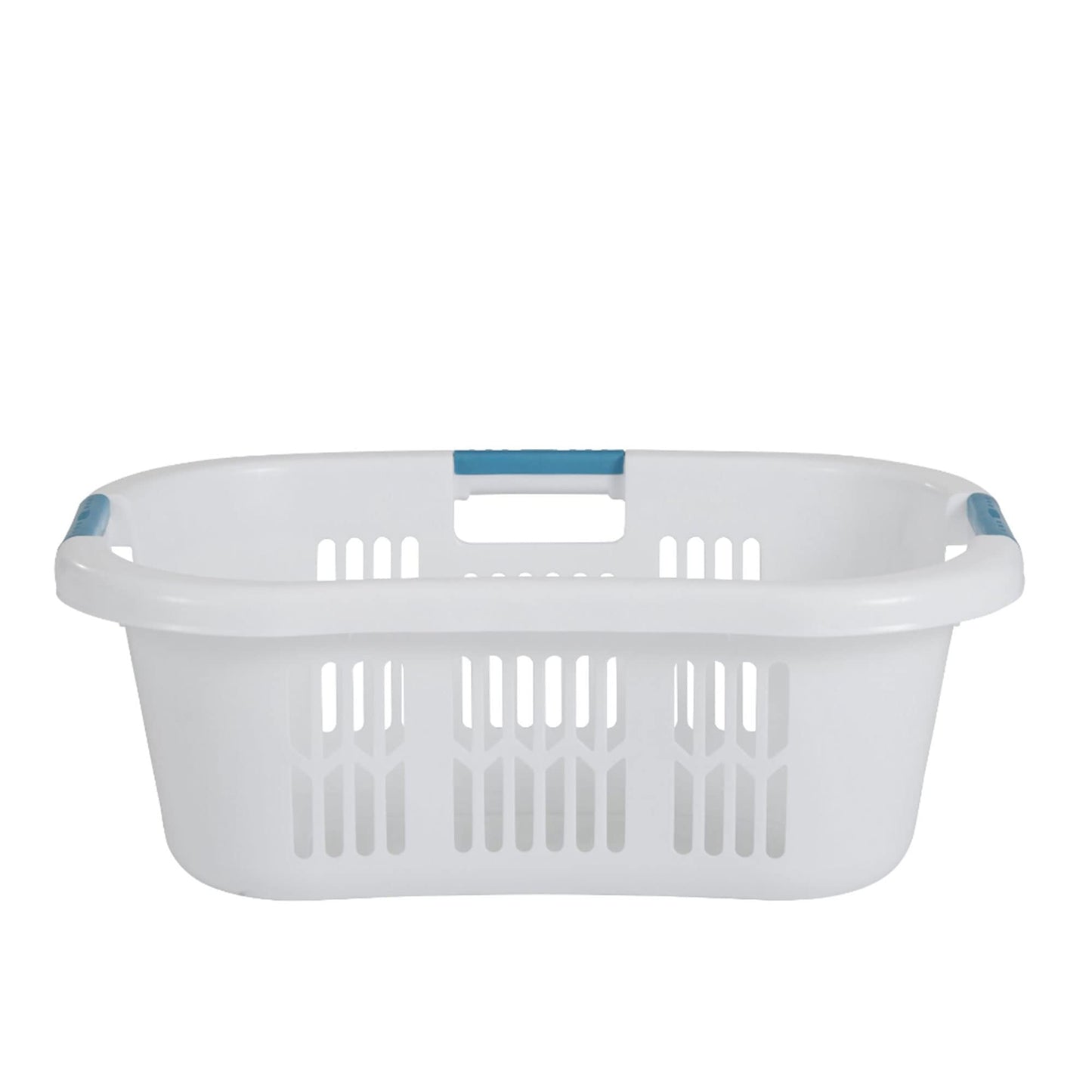 Rubbermaid Laundry Basket XL Hip-Hugger Basket 2.1-Bushel White Laundry