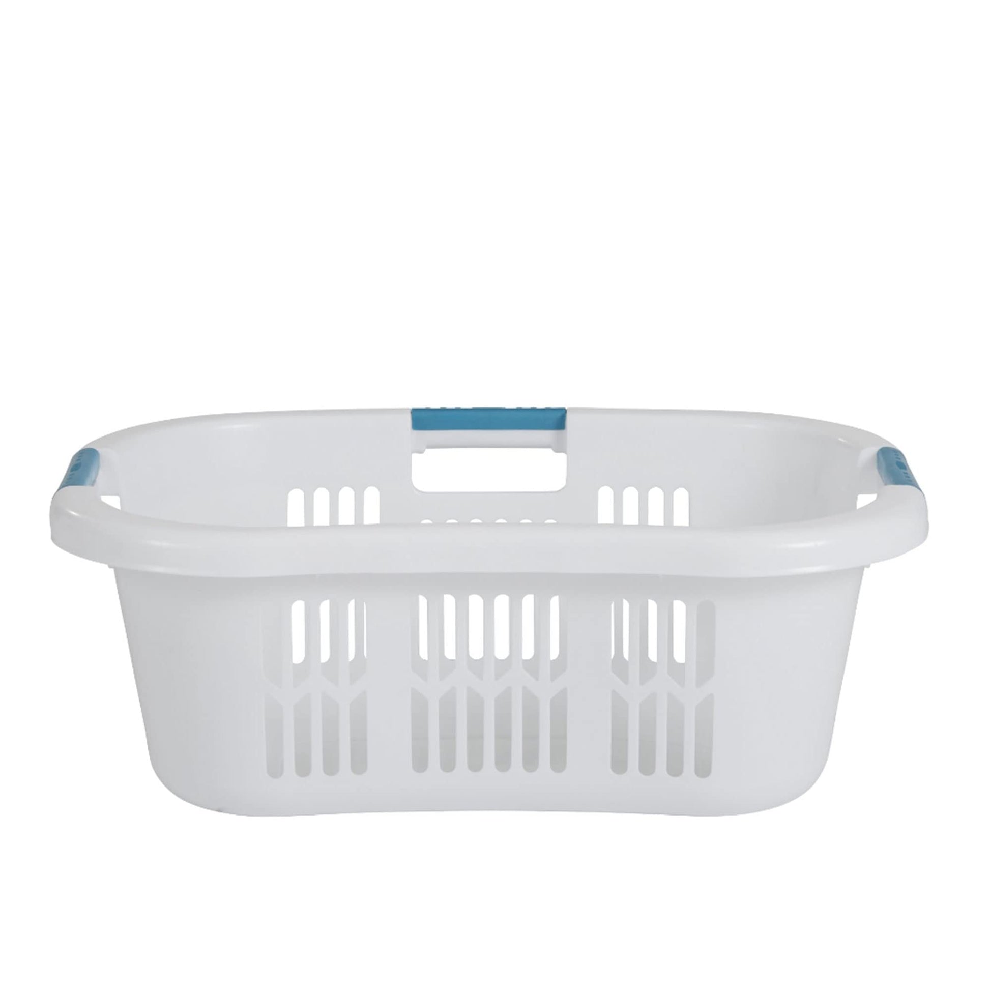 Rubbermaid Laundry Basket XL Hip-Hugger Basket 2.1-Bushel White Laundry