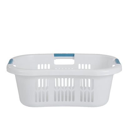 Rubbermaid Laundry Basket XL Hip-Hugger Basket 2.1-Bushel White Laundry