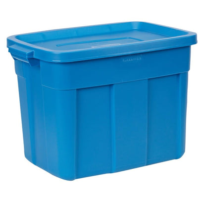 Rubbermaid Roughneck️ 3 Gallon Storage Totes, Pack of 6, Durable Stackable Storage Containers with