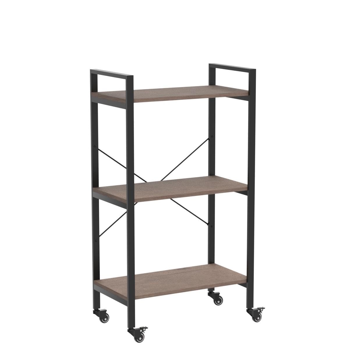 Coral Flower 3-Tier Kitchen Storage Rack Shelf Unit for Living Room Bedroom Office Kitchen