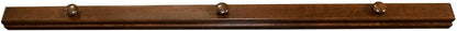 RRD Amish Made Quilt Rack Wall Mount - Rustic Tapestry Hangers for Rugs & Quilts - Maple Wood, Coffee Stain, 96' Long