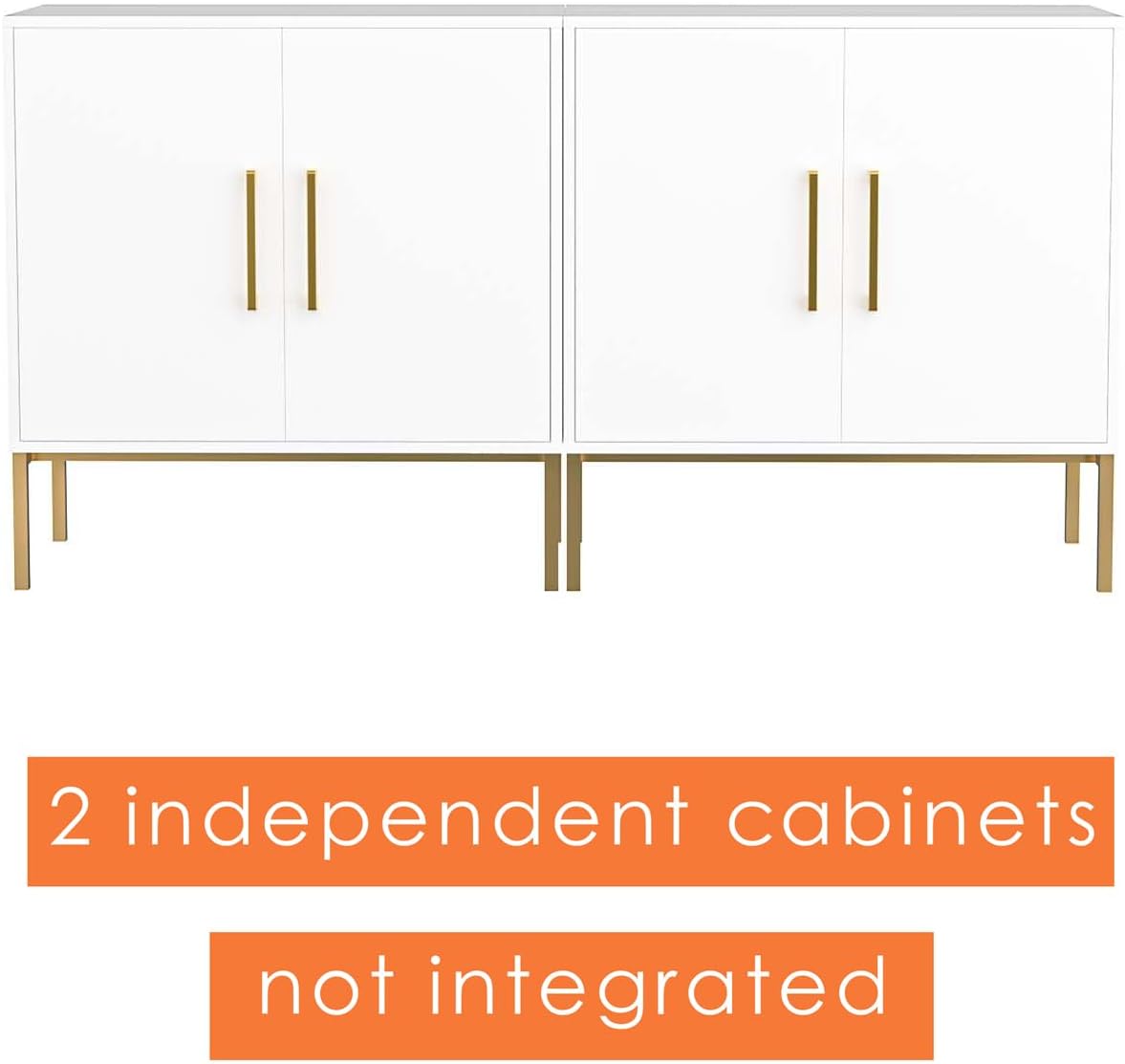 LYNSOM TV Stand for 55 Inch TV, Wood Entertainment Center with Storage Cabinet, TV Cabinet Black, Long Console Table for Living Room, Bedroom