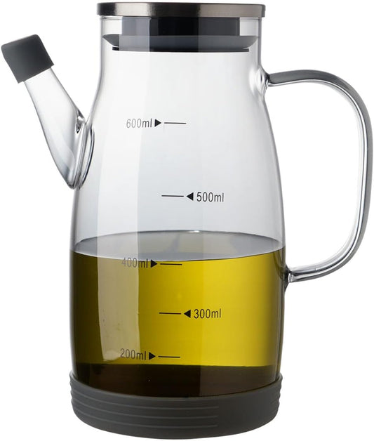 Large Glass Oil Dispenser Bottle for Kitchen Cooking Recipiente Para Aceite De Cocina Olive Oil