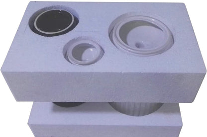 Omniware Simsbury 3-Piece Canister Set - Stoneware Kitchen Storage with Silicone-Sealed Lids, Lead-Free Glaze & Dishwasher Safe - Rustic Farmhouse-Style Flour & Sugar Containers (Black)