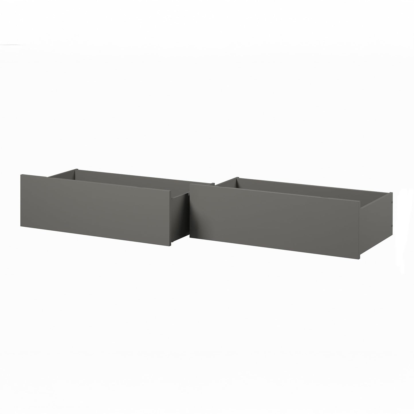 AFI Twin/Full Under Bed Storage Drawers (Set of 2), Grey