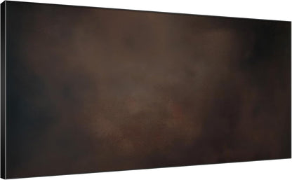 SIGNWIN 24"x46" Extra Large Framed Wall Art Dark Brown Abstract Moody Illustration for Home Living Room Bedroom Decor (Frame Assembly Required)