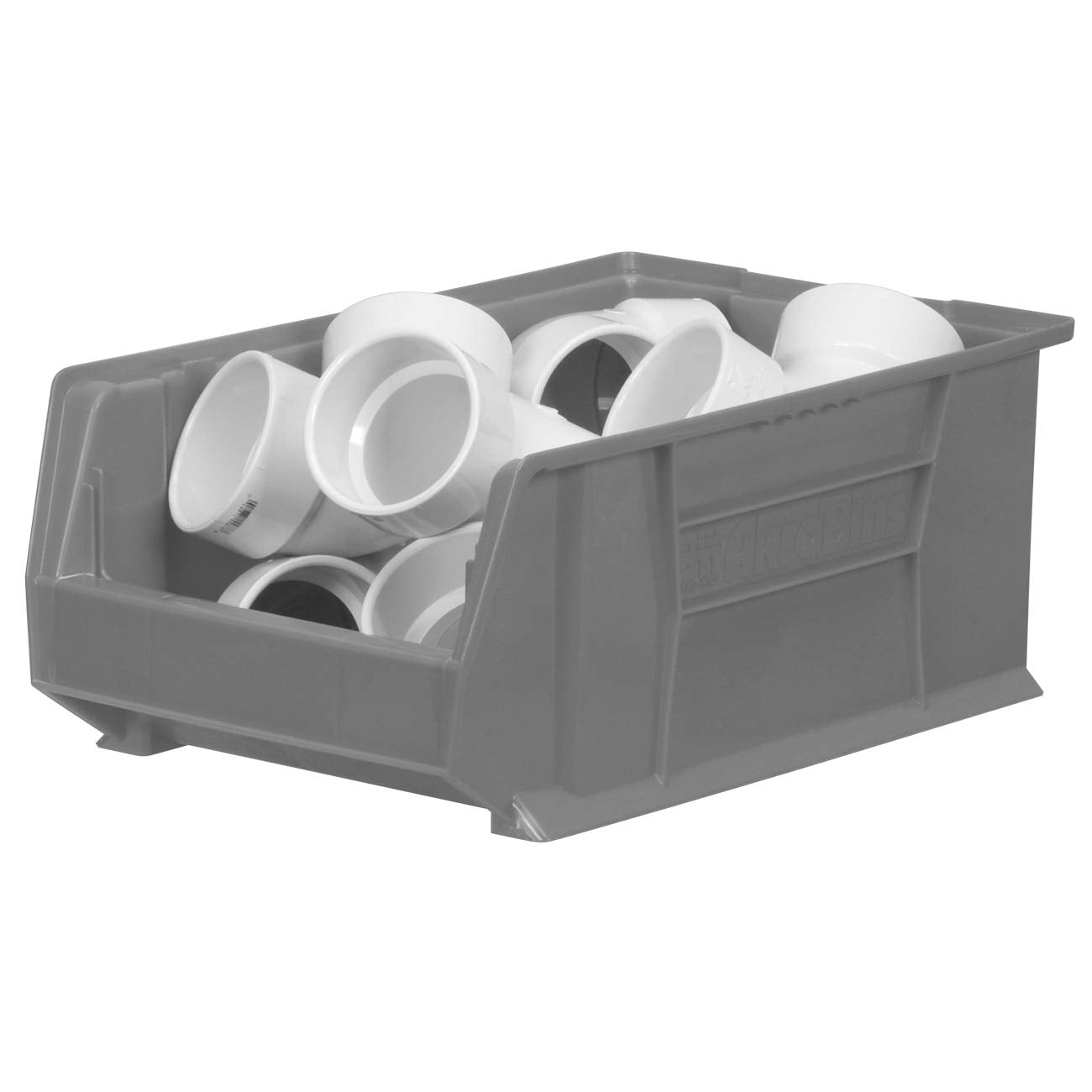 Akro-Mils 30281 Super-Size AkroBins Plastic Storage Bins, Space-Saving Stackable Bins for Garage
