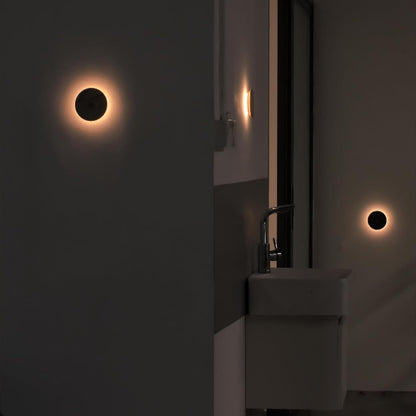 Motion Sensor Night Light Wood Rechargeable Battery-Powered Stick-On Step Lights Magnetic Closet Lights Warm Nightlight for Hallway Bedroom Stair (Ash Wood)