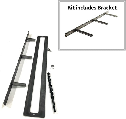 Floating Shelf Brackets - Sheppard Brackets - Easy Install - Heavy Duty (34 inch Build Kit)