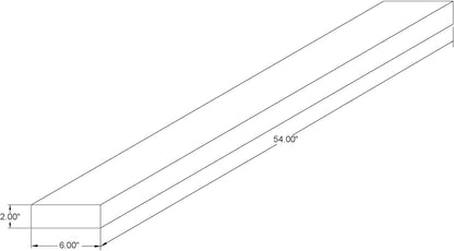 joelsantiques - 54 Inch Wooden Floating Shelves for Wall - 54x6x2 in - Made of Natural Wood - Long Heavy Duty Rustic Wall Shelves for Bedroom - Perfect for Living Room, Kitchen - Medium Brown