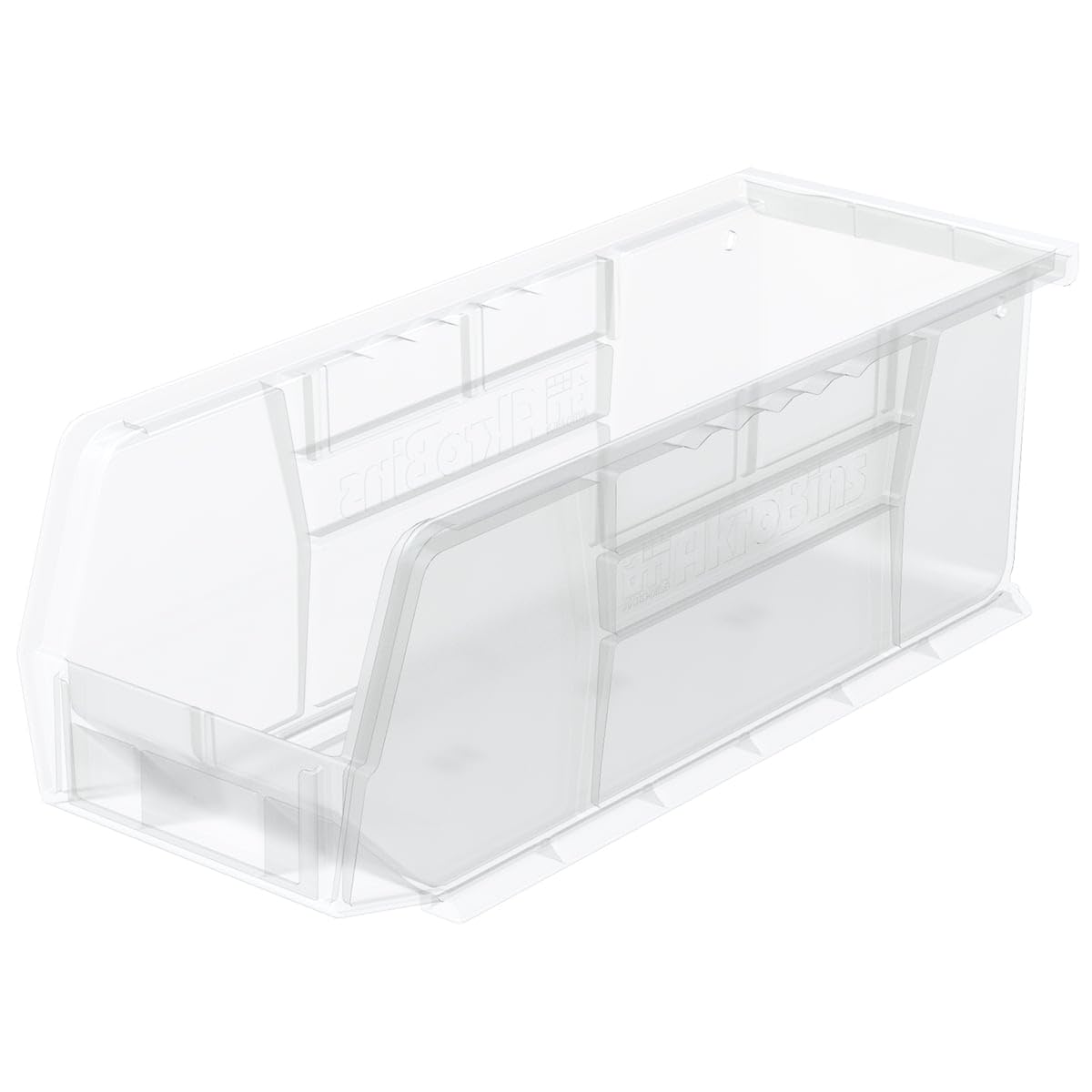 Akro-Mils 30224 AkroBins Plastic Storage Bins, 11"x 4"x 4", Clear, 12-Pack