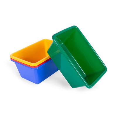 UNiPLAY Small Stackable Storage Bins for Closet Organizers, Food Organizer Bins, Pantry Storage and