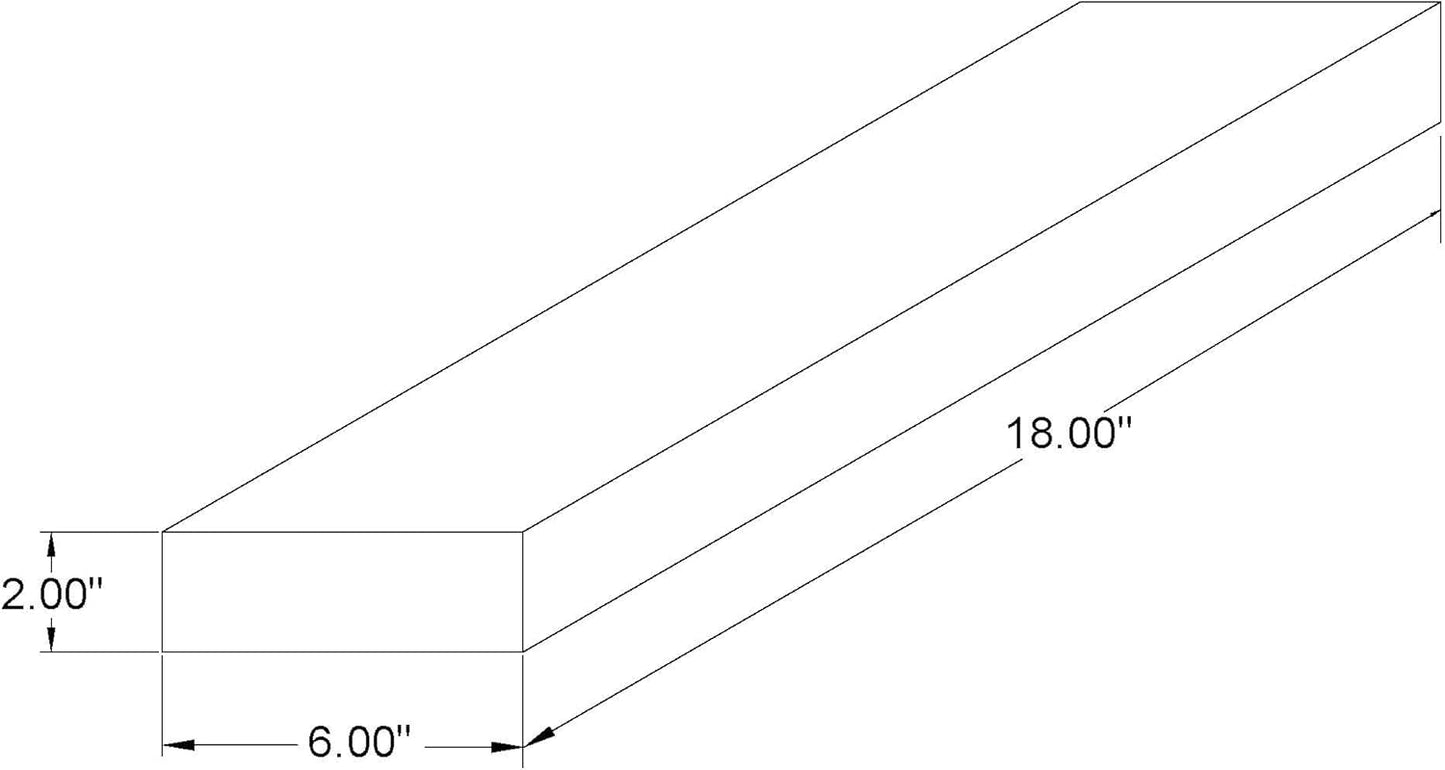 joelsantiques - 18 Inch Wooden Floating Shelves for Wall - 18x6x2 in - Made of Natural Wood - Short Heavy Duty Rustic Wall Shelves for Bedroom - Perfect for Bathroom, Kitchen - Black