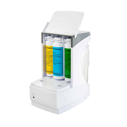 AquaTru Carafe Smart Alkaline | Countertop Water Purifier for PFAS and Other Contaminants with Exclusive 4-Stage Ultra Reverse Osmosis Technology (No Plumbing or Installation Required) | BPA Free