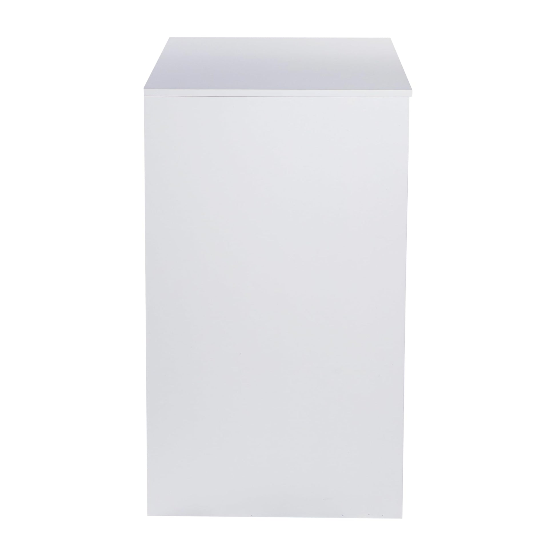Flash Furniture Mini Fridge Bookshelf with Multiple Cubbies, White