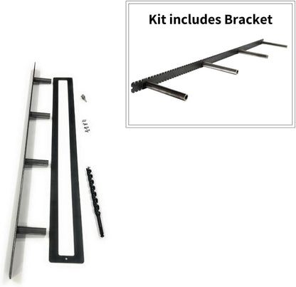 Floating Shelf Brackets - Sheppard Brackets - Easy Install - Heavy Duty (40 inch Build Kit)
