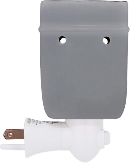 Elanze Designs God Bless This Home with Love Grey Stoneware Electric Plug-in Wax Tart Oil Warmer