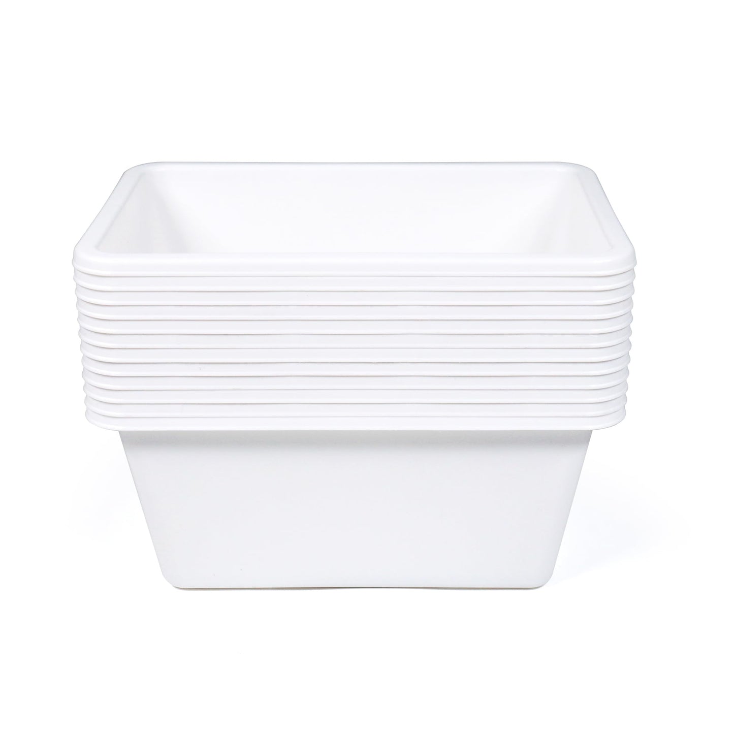 Humble Crew Plastic Storage Bins for Kids, Small Removable Toy Organizer