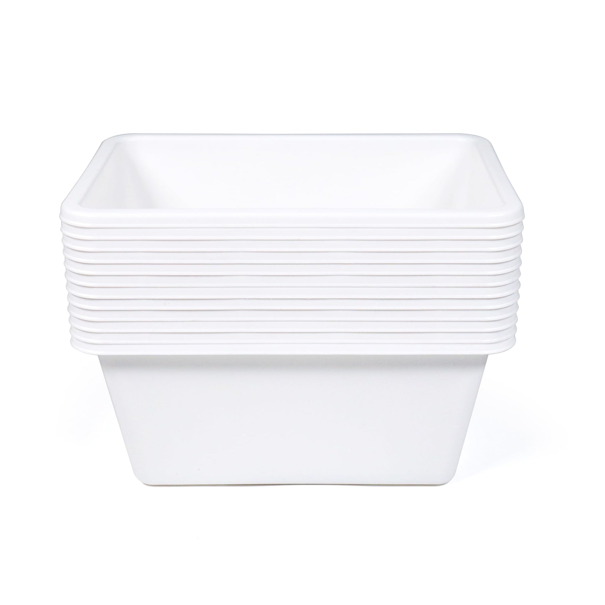 Humble Crew Plastic Storage Bins for Kids, Small Removable Toy Organizer
