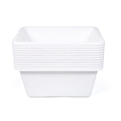 Humble Crew Plastic Storage Bins for Kids, Small Removable Toy Organizer