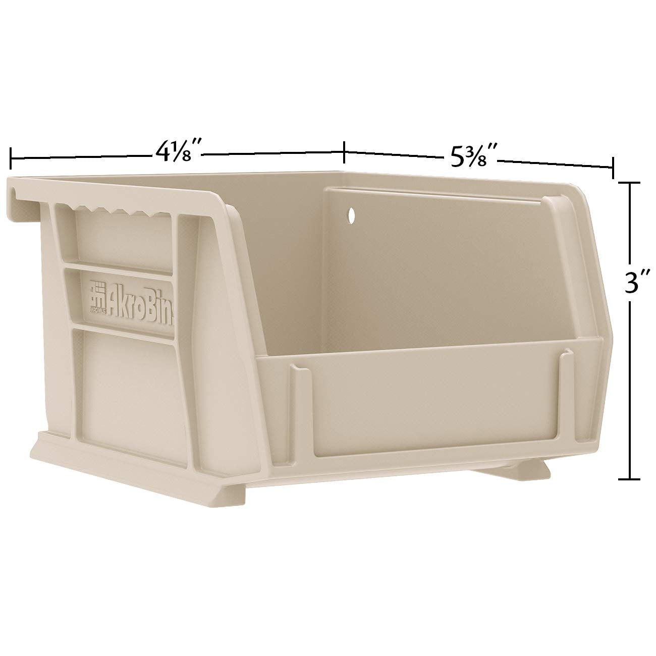 Akro-Mils 30210 AkroBins Plastic Storage Bins, Space-Saving Stackable Bins for Garage, Pantry