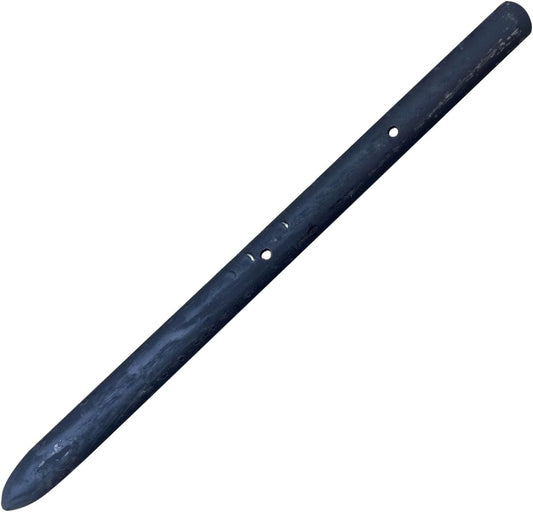 Sandbaggy Round Steel Concrete Form Stakes with Nail Holes - Rust Resistant Coating - Removable
