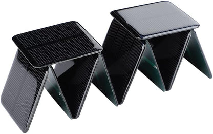 SUNYIMA 10pcs Mini Monocrystalline Solar Cells Solar System Kit 50mm X 50mm/1.96" X 1.96" 2V 160MA for DIY Charge Solar Panels