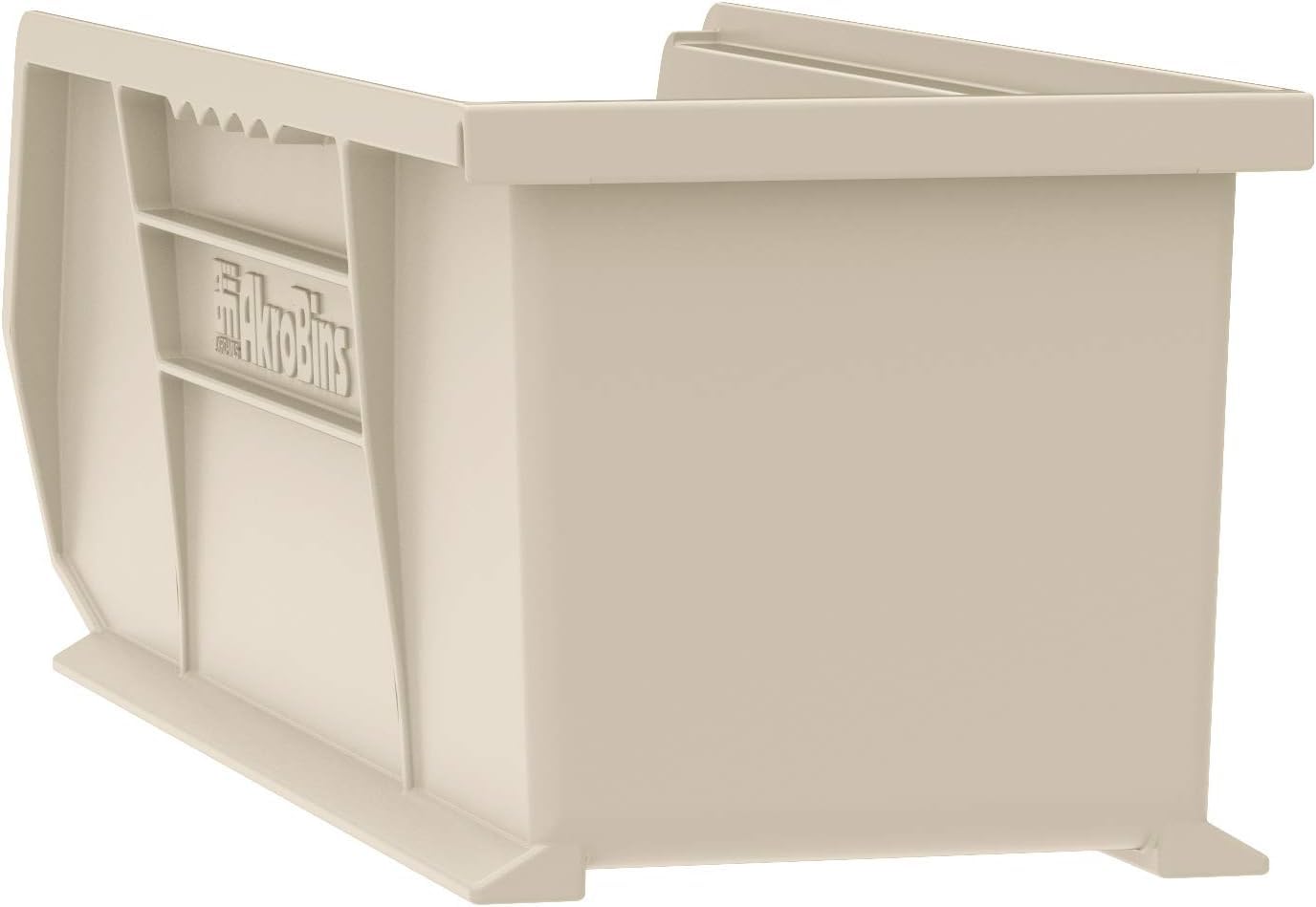 Akro-Mils 30234 AkroBins Plastic Storage Bins, 15"x5"x5", Stone, 12-Pack