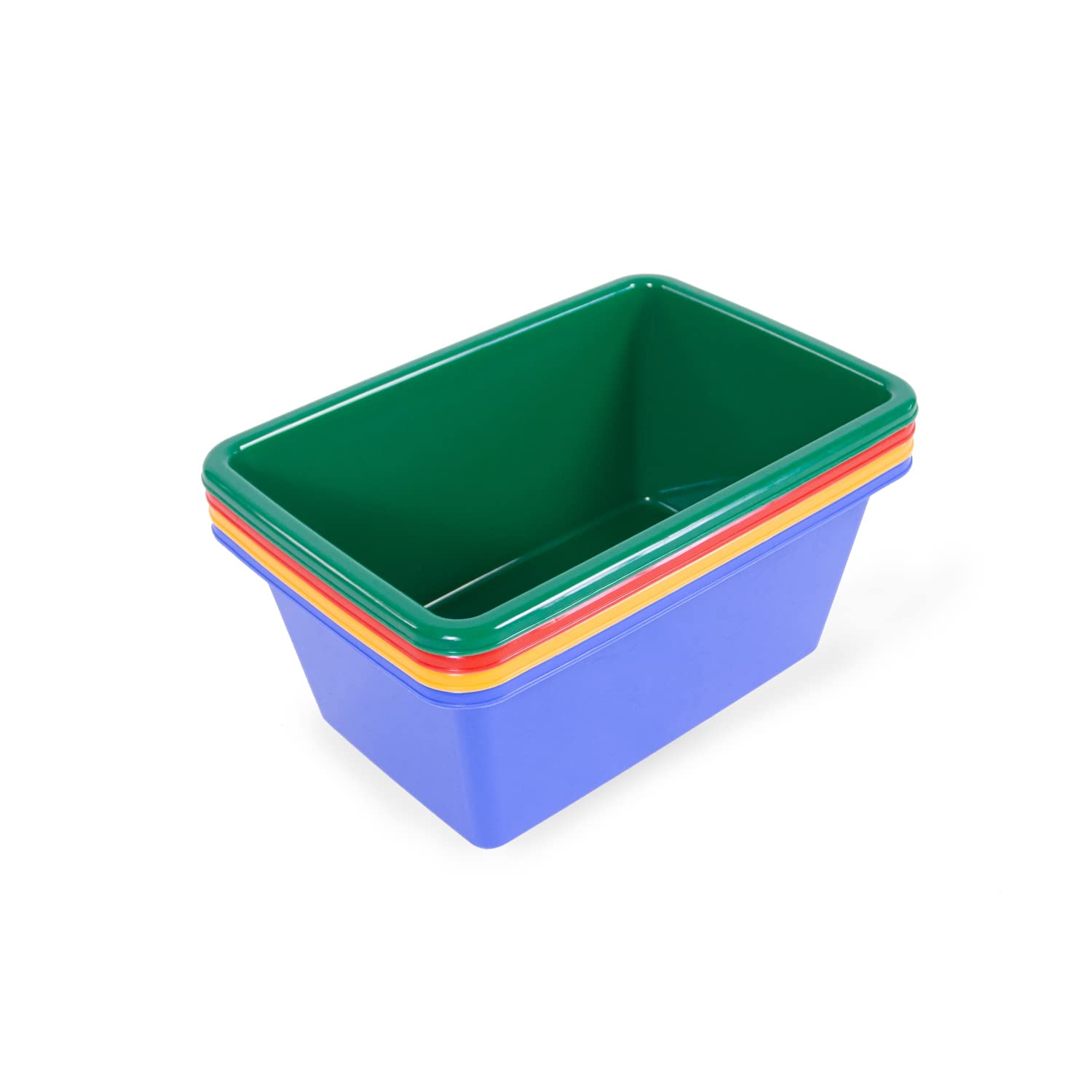 UNiPLAY Small Stackable Storage Bins for Closet Organizers, Food Organizer Bins, Pantry Storage and