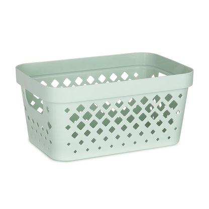 Glad Plastic Baskets for Organizing, Set of 6 | Pantry Storage for Under Counter, Linen Closet, and