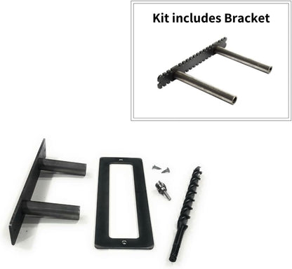 Floating Shelf Brackets - Sheppard Brackets - Easy Install - Heavy Duty (10 inch with Build Kit)