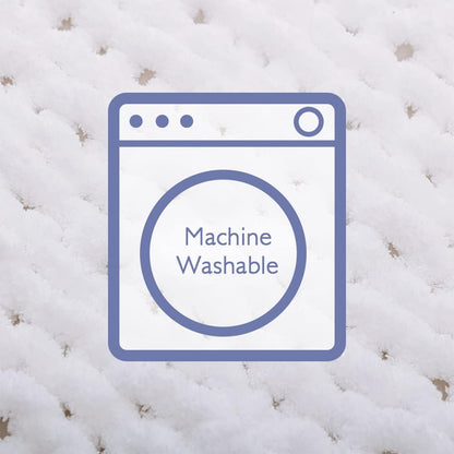 Bigacogo Chunky Knit Throw Blanket for Couch, 60x80 inches, 100% Hand Knitted with Thick Jumbo Chenille Yarn, Cozy Soft Large Rope Knot Cable Crochet Blankets for Sofa Bed Living Room, White