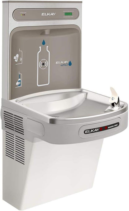 Elkay LZO8WSLK EZH2O Bottle Filling Station and Cooler, Light Gray Granite