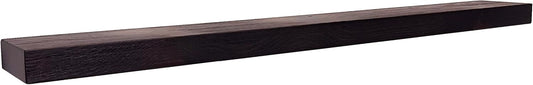 joelsantiques 72 Inch Wooden Floating Shelves for Wall - 72x6x2 in - Made of Natural Wood - Long Heavy Duty Rustic Wall Shelves for Bedroom - Perfect for Living Room, Kitchen - Mocha