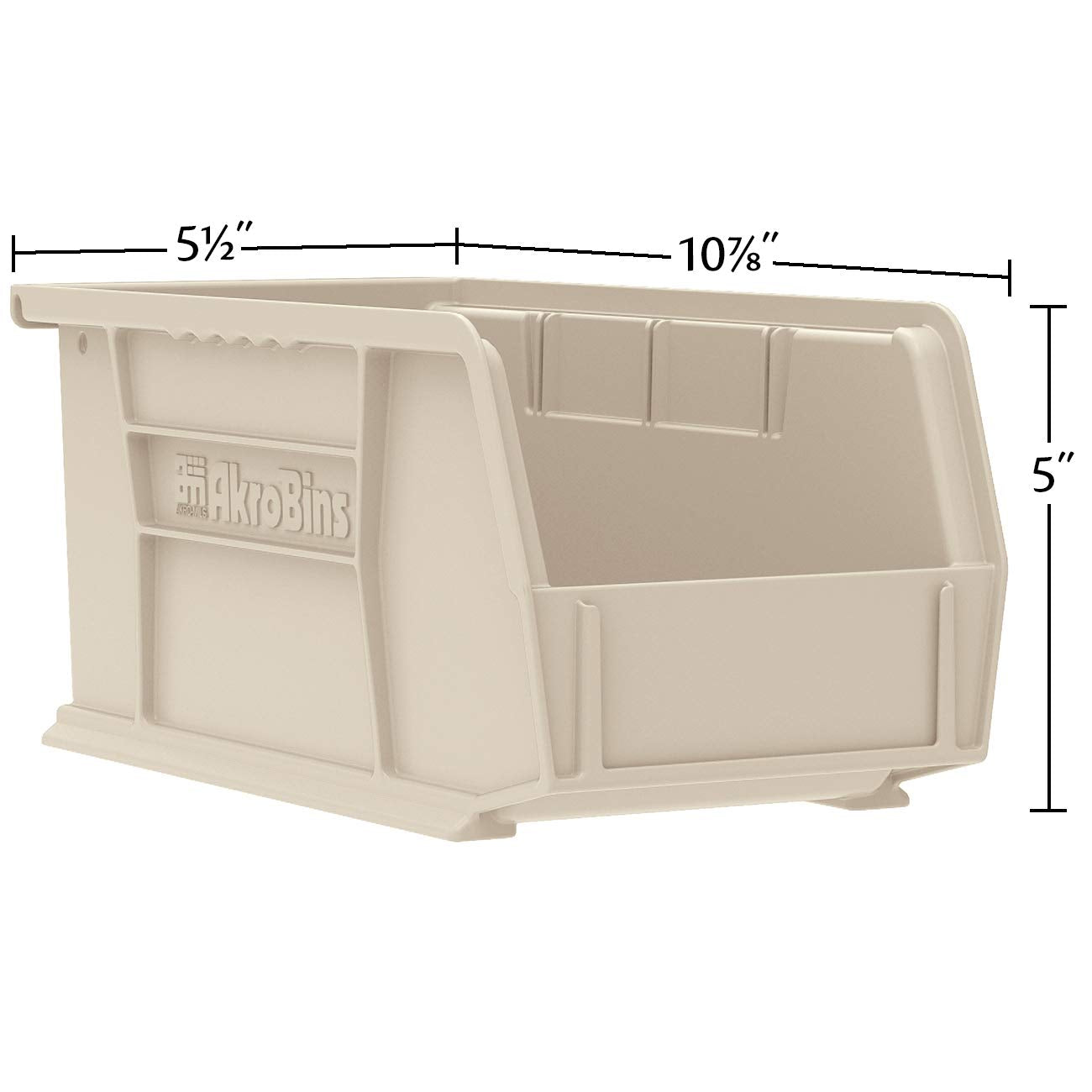 Akro-Mils 30230 AkroBins Plastic Storage Bins, Space-Saving Stackable Bins for Garage, Pantry