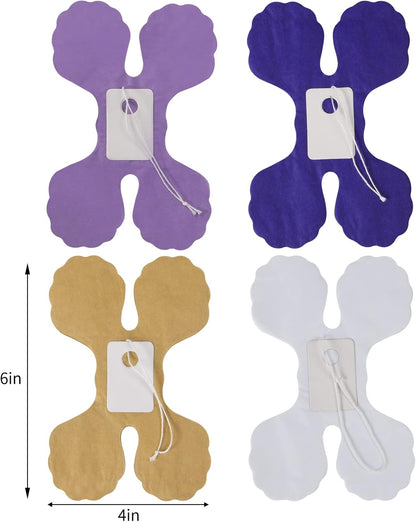 Purple-Gold Party Decorations Garland Streamers - 12pcs White Purple Lavender Graduation 4-Leaf Clover Paper Streamer,Woman Birthday Wedding Bridal Shower Mothers Banners Decor Ouruola