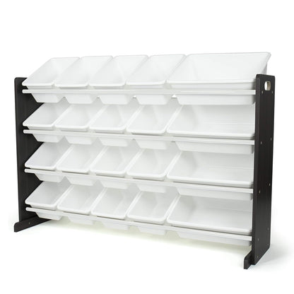 Humble Crew Kids Toy Organizer with 20 Bins, 4 Tier Storage for Playroom