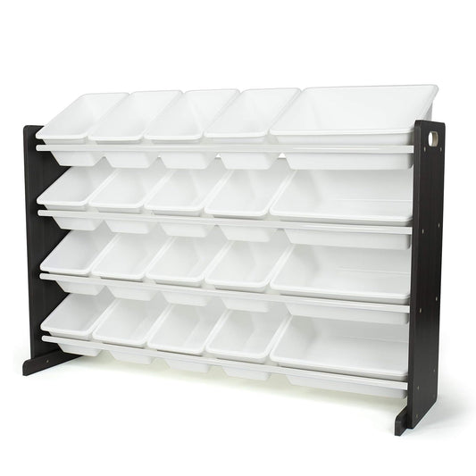 Humble Crew Kids Toy Organizer with 20 Bins, 4 Tier Storage for Playroom