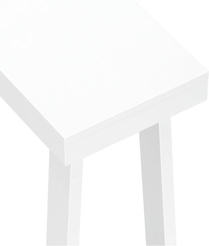 Plank+Beam Solid Wood Console Table, 46.25 Inch, Sofa Table, Narrow Entryway Table for Hallway, Behind The Couch, Living Room, Foyer, Easy Assembly, White