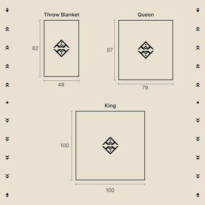 Inca Aztec Throw, Queen, King Blanket | Southwest Indian Navajo Boho Style | Native Cover for Camping, Bedding, Couch, Vanlife | Faux Alpaca, Lightweight, Hypoallergenic (Pachamama Brown, Throw)