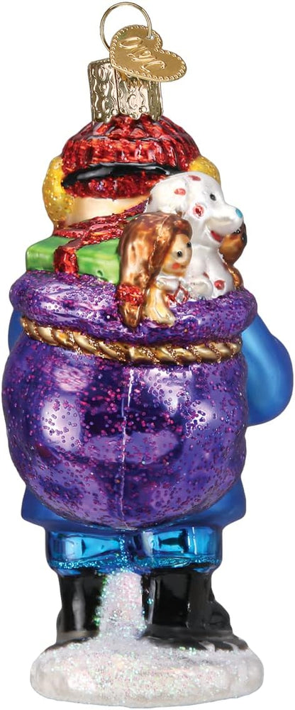 Old World Christmas Rudolph The Red-Nosed Reindeer Yukon Cornelius Glass Blown Ornament for Christmas Tree