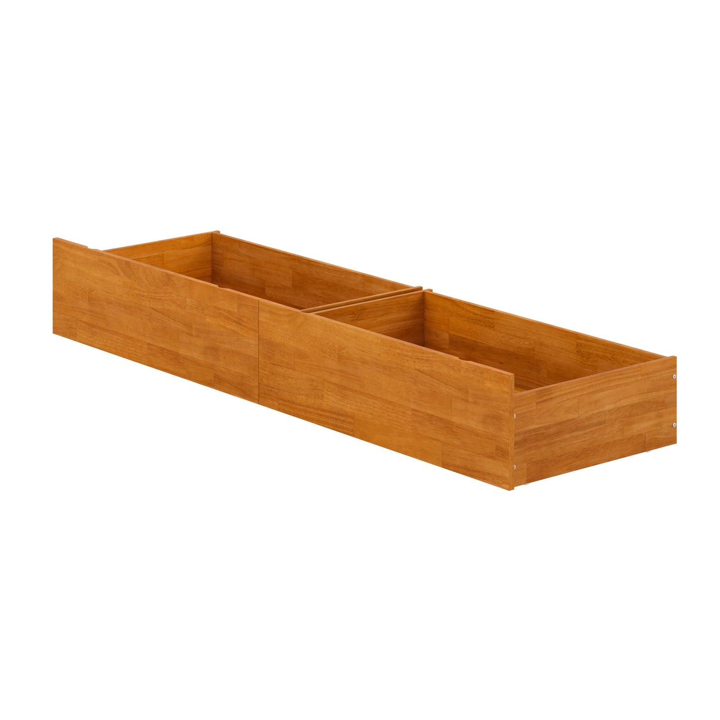 AFI Queen/King/Twin XL Under Bed Storage Drawers (Set of 2), Light Toffee