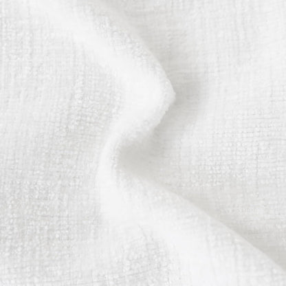 CaliTime Throw Pillow Covers Decorative 22 X 22 Inches Pack of 2 Cozy Chenille Cushion Cases for Couch Sofa Bed Living Room Home True White