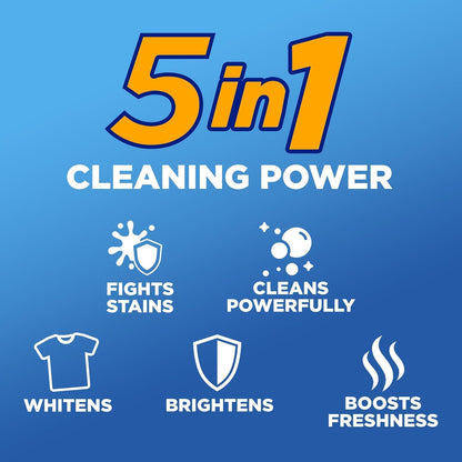 Arm & Hammer plus OxiClean Liquid Laundry Detergent Professional, Fresh Scent, 5 Gallon (Pack of 1) 492 Loads