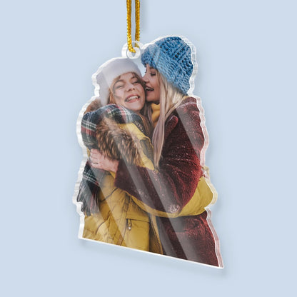 Pawfect House Personalized Photo Ornament, Custom Photo Christmas Ornaments, Best Friend Birthday Gifts For Her, Sister Gift, Christmas Tree Decorations, Friendship Gifts For Women, Sister, 2D Acrylic