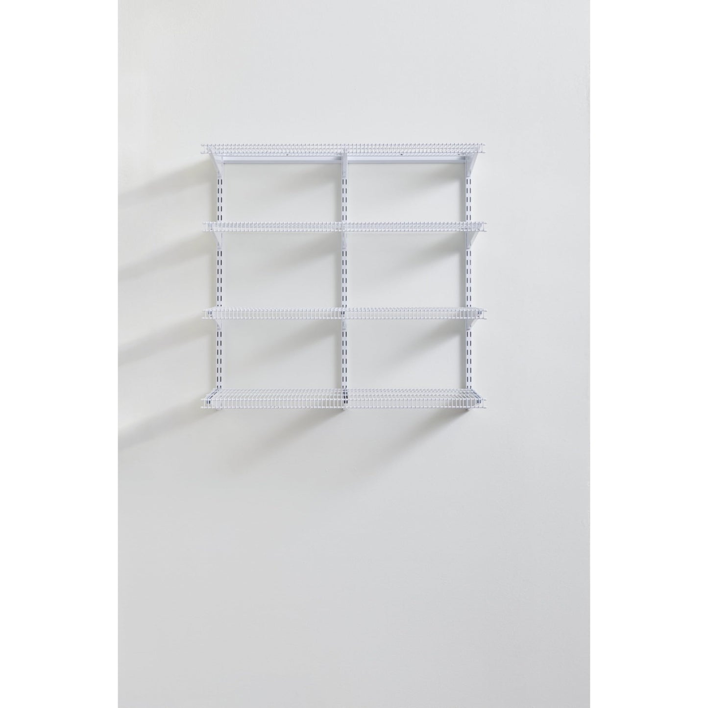 Rubbermaid 36" Pantry Organization Shelf System Direct Wall Mount 4 Shelves and Mounting Hardware